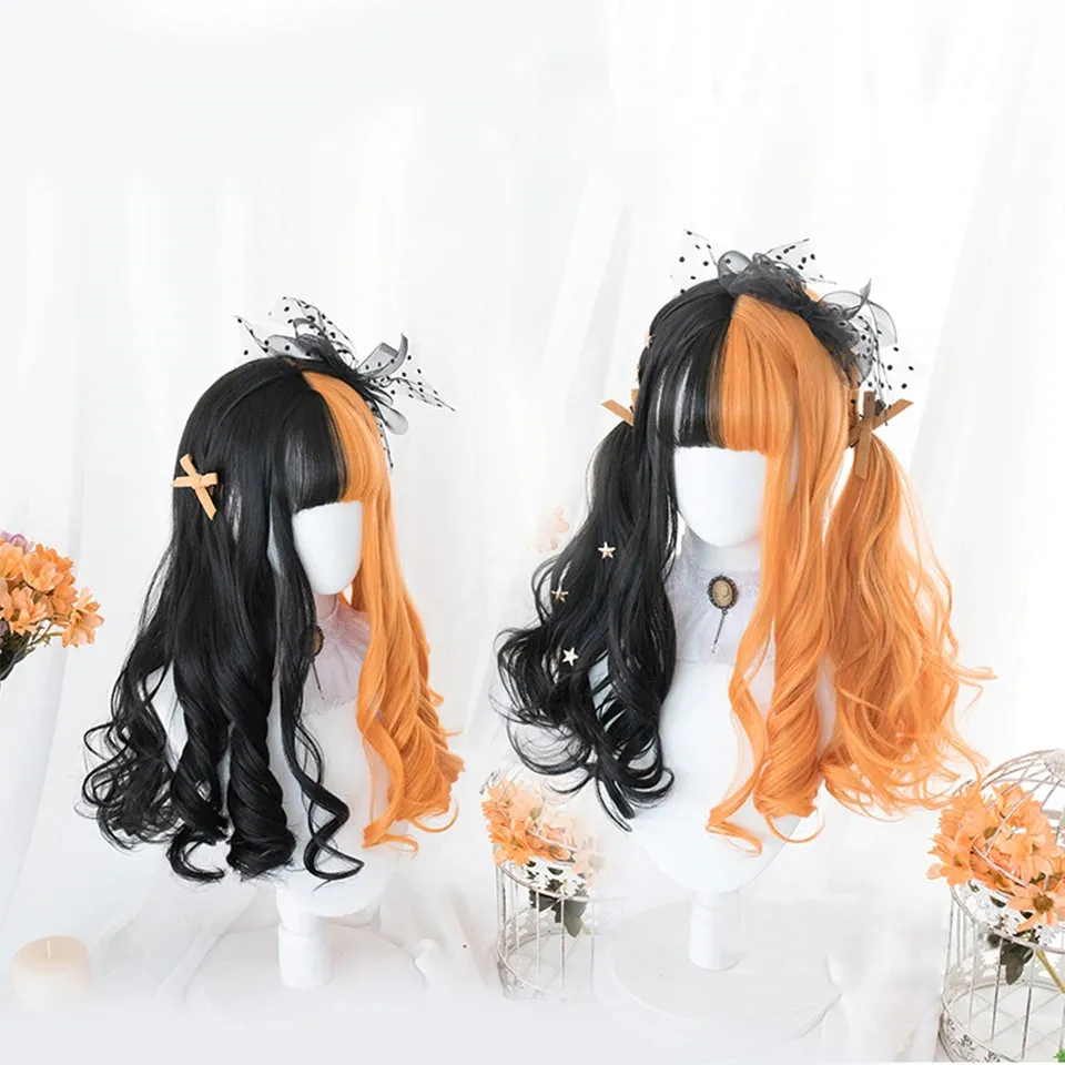 Long Split Halloween Lolita Wig