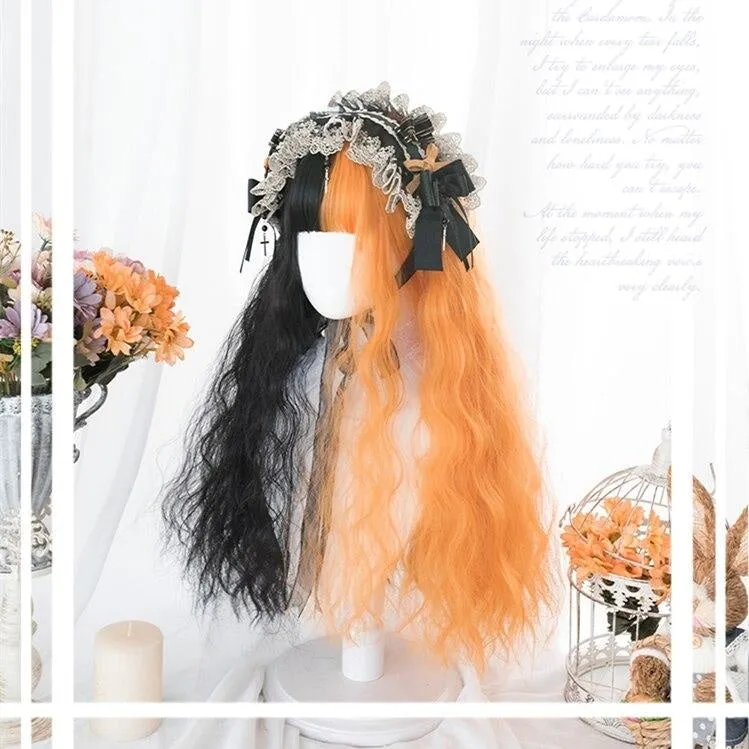 Long Split Halloween Lolita Wig