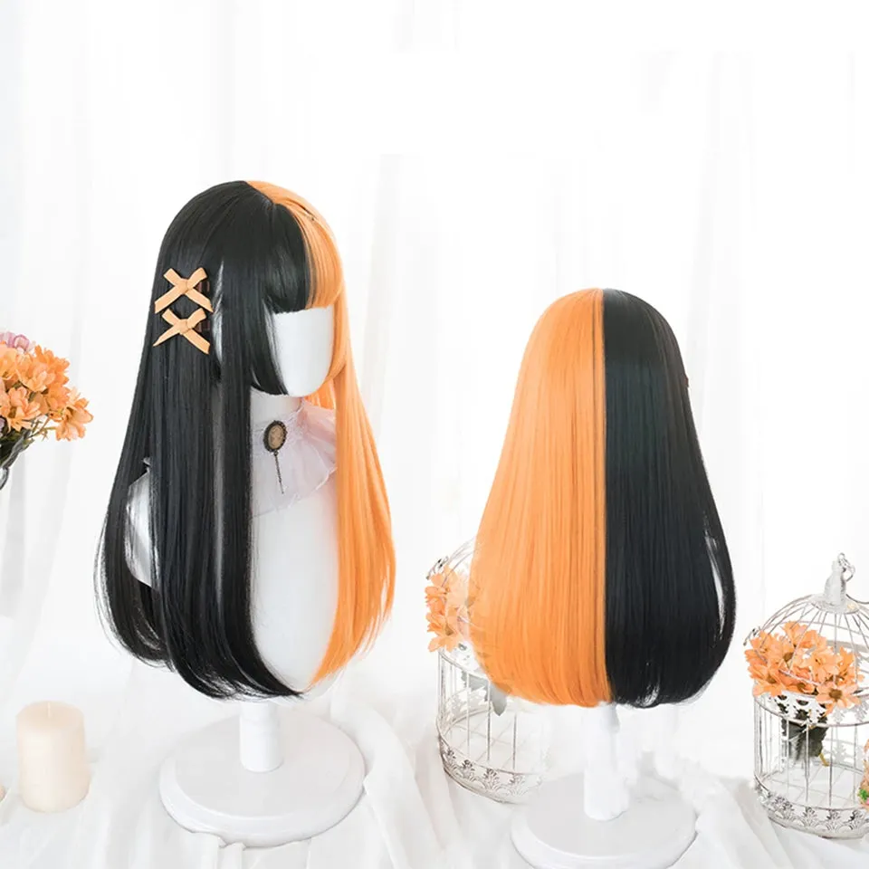 Long Split Halloween Lolita Wig