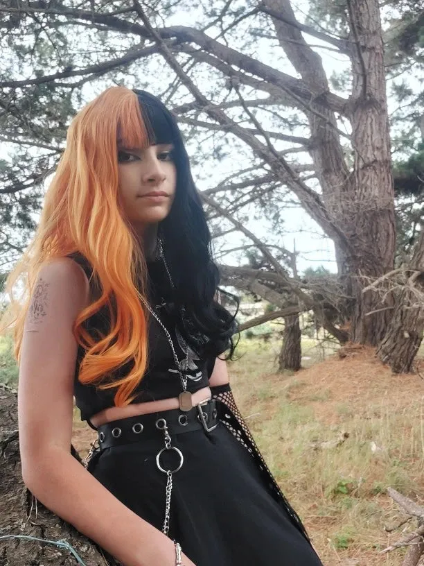 Long Split Halloween Lolita Wig