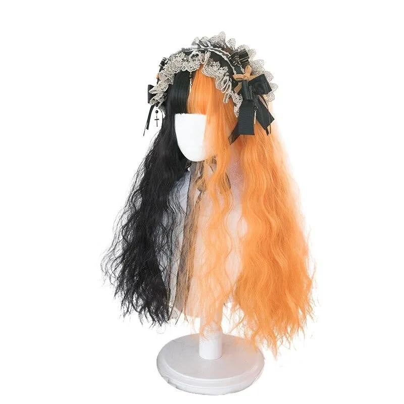 Long Split Halloween Lolita Wig
