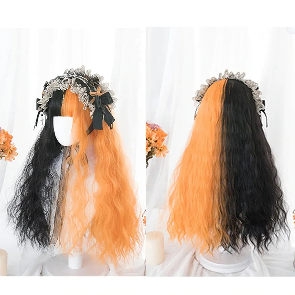 Long Split Halloween Lolita Wig