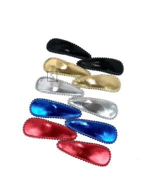 Metallic Scalloped Barrette