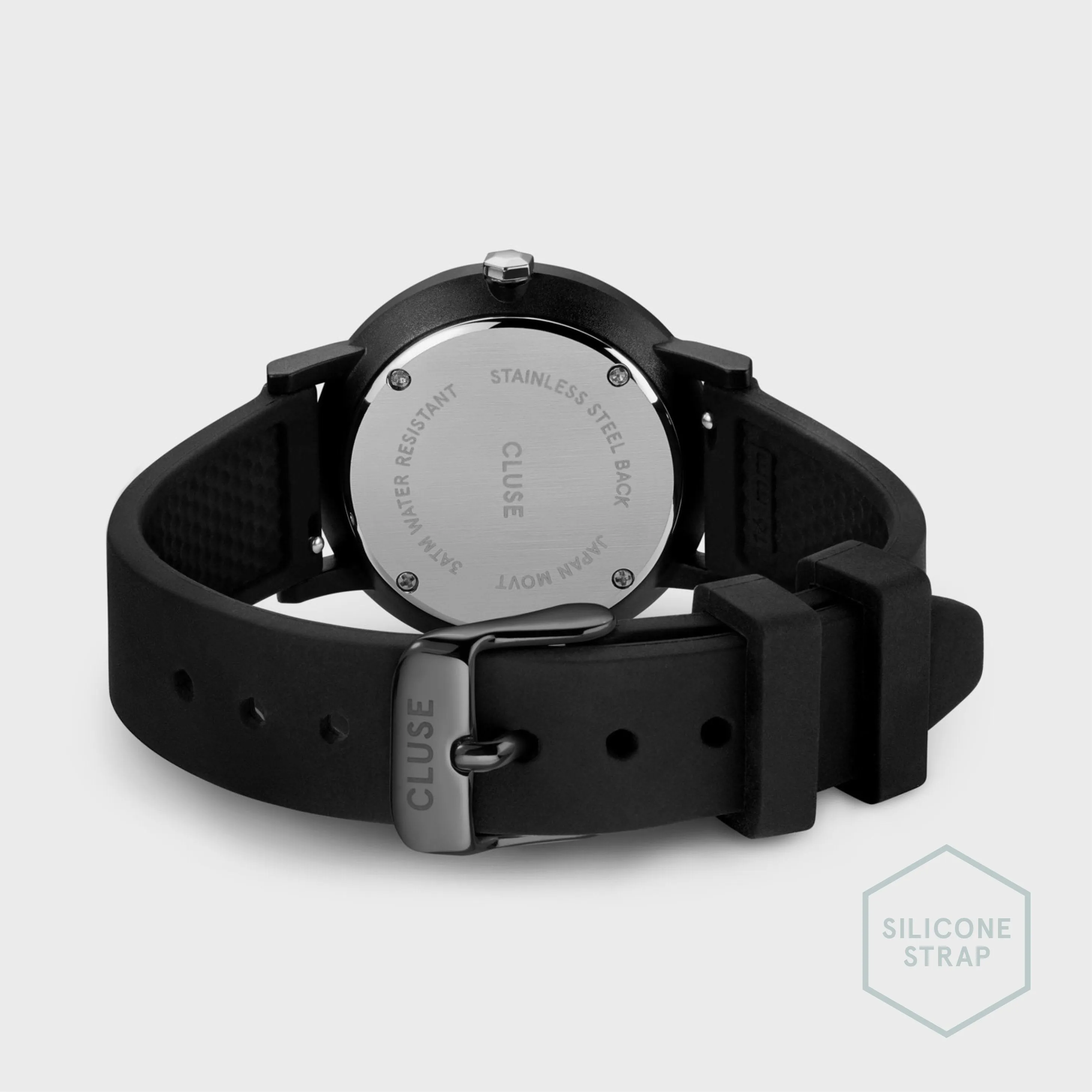 Minuit Nylon Black, Silver Colour