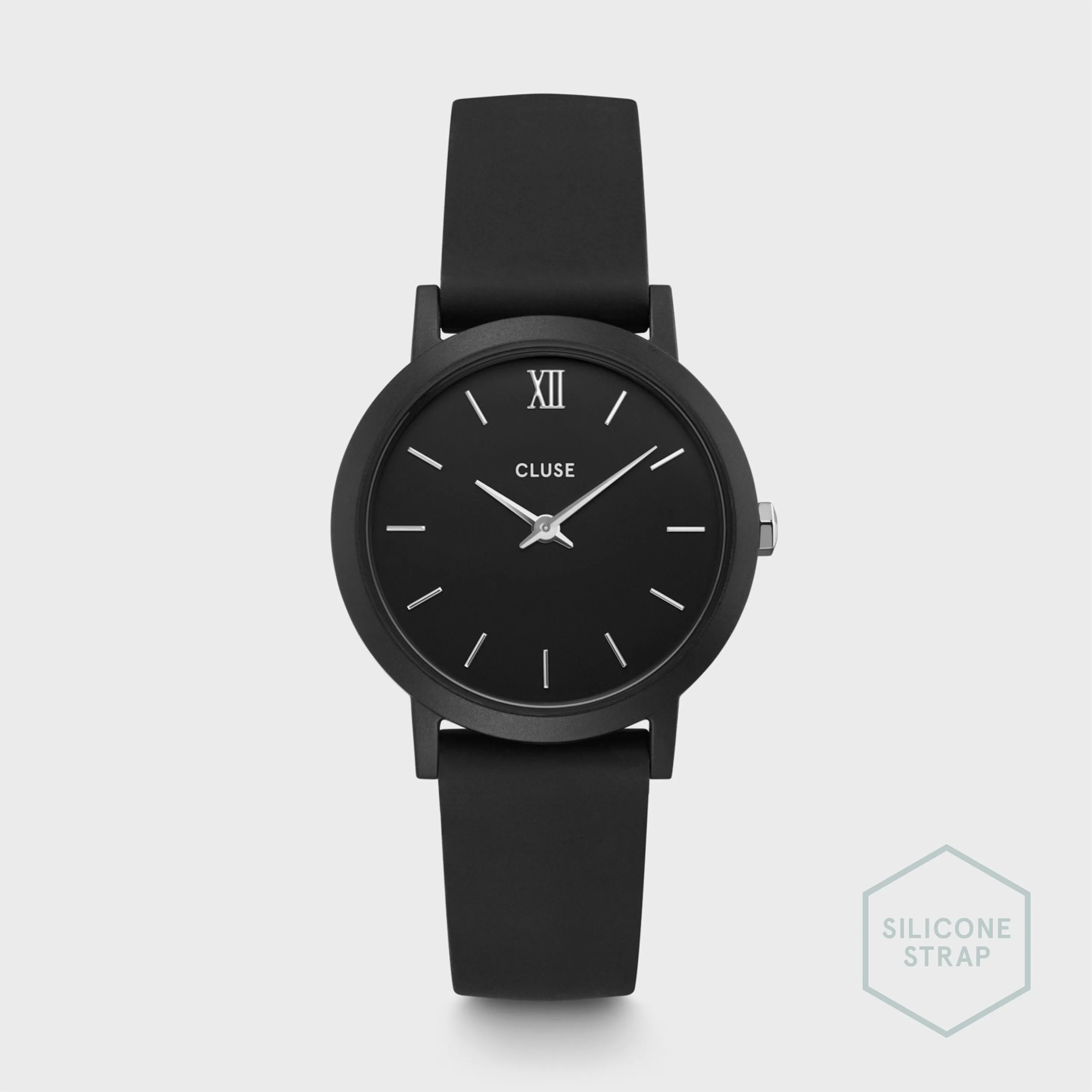 Minuit Nylon Black, Silver Colour