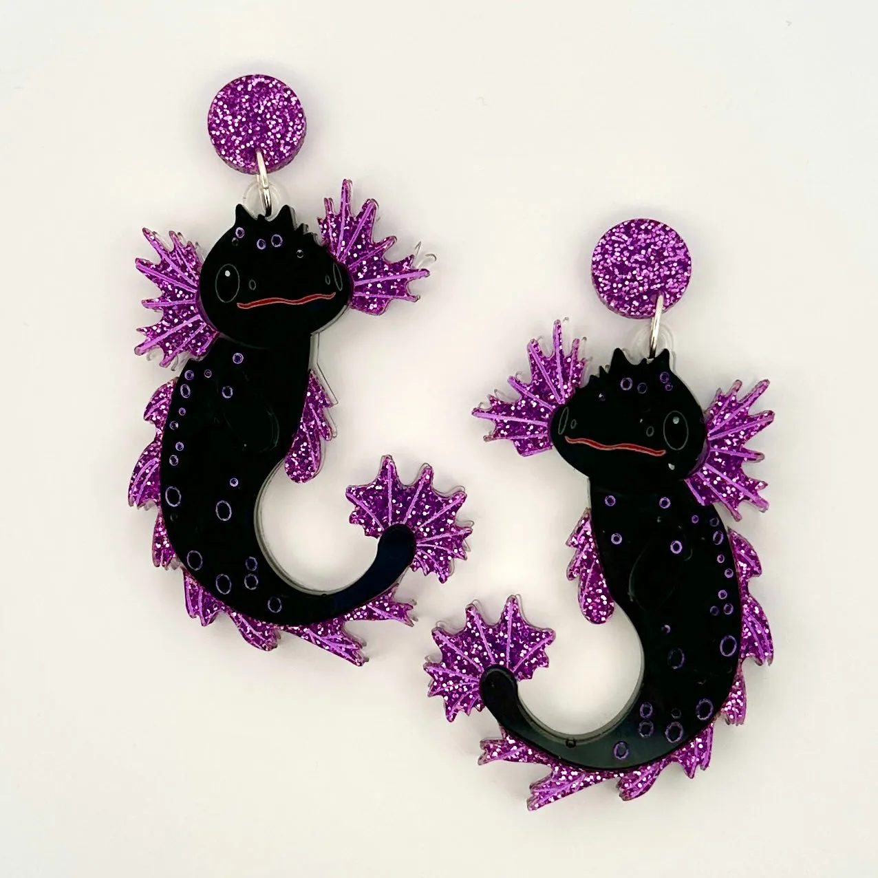 Muffin Axolotl  - earrings
