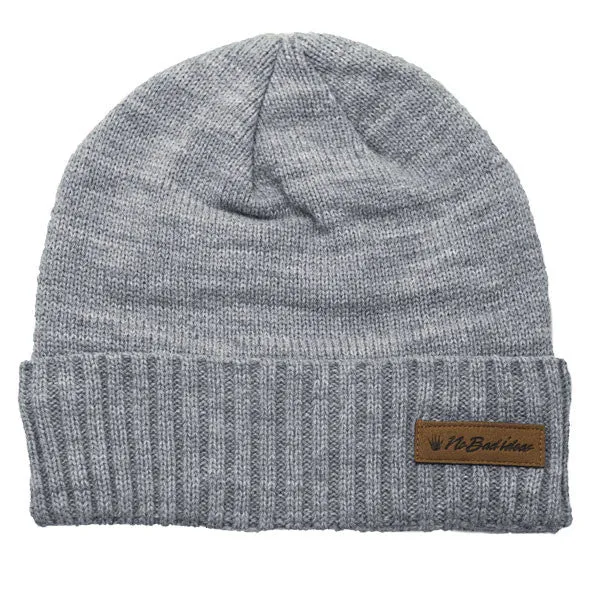 No Bad Ideas - Zander Knit Military Watch Cap w- Patch