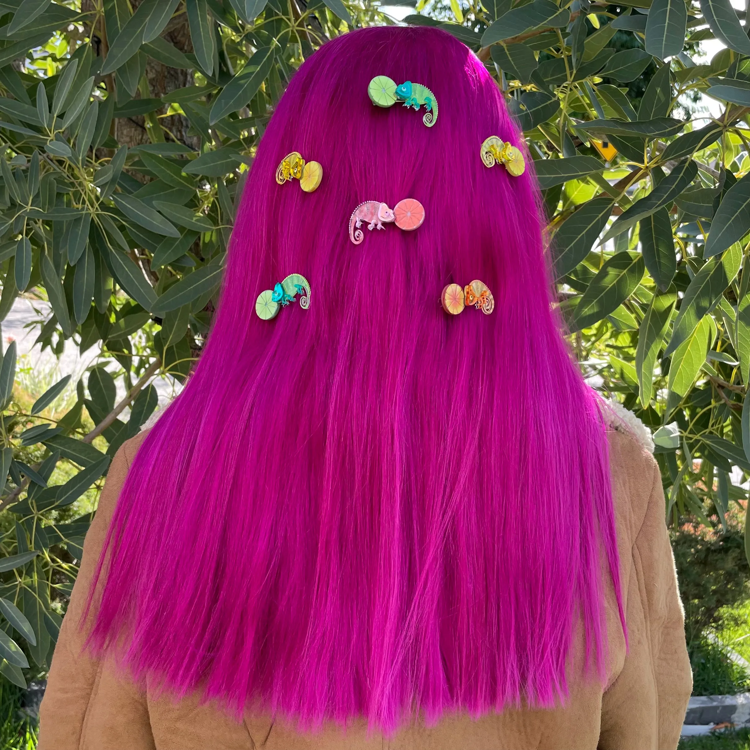 Orange 🍊 - hair clip