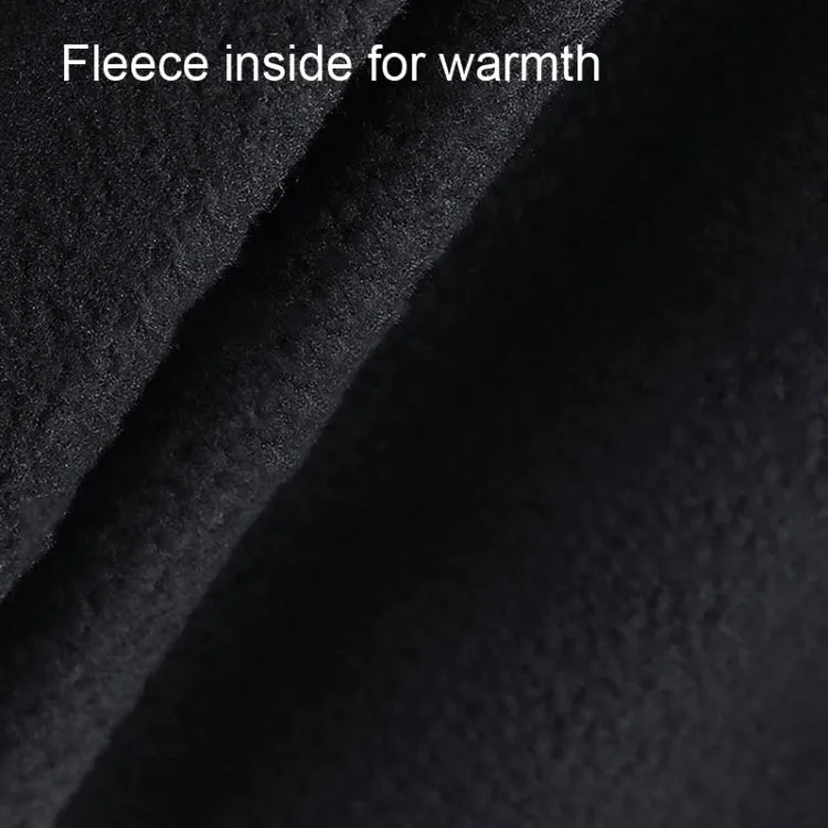 Outdoor Sports Riding Warm Gloves Touch Screen Fingerless Fishing Gloves, Size: M(Black)