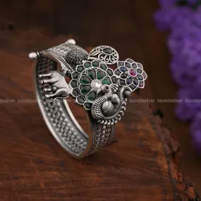 Oxidized Diwali Bangle - 1580 - Size 2.4 With Screw