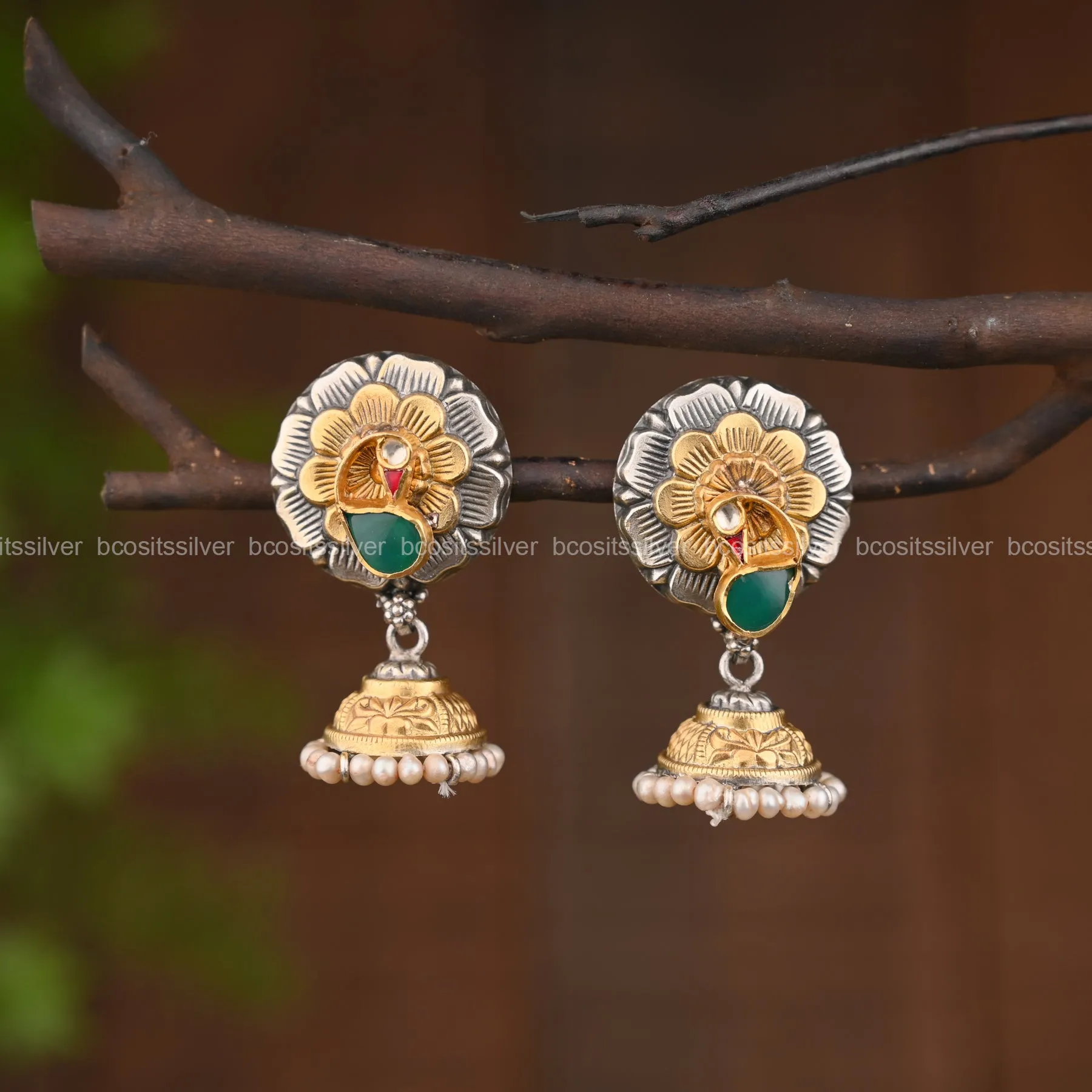 Oxidized Earring - 1535