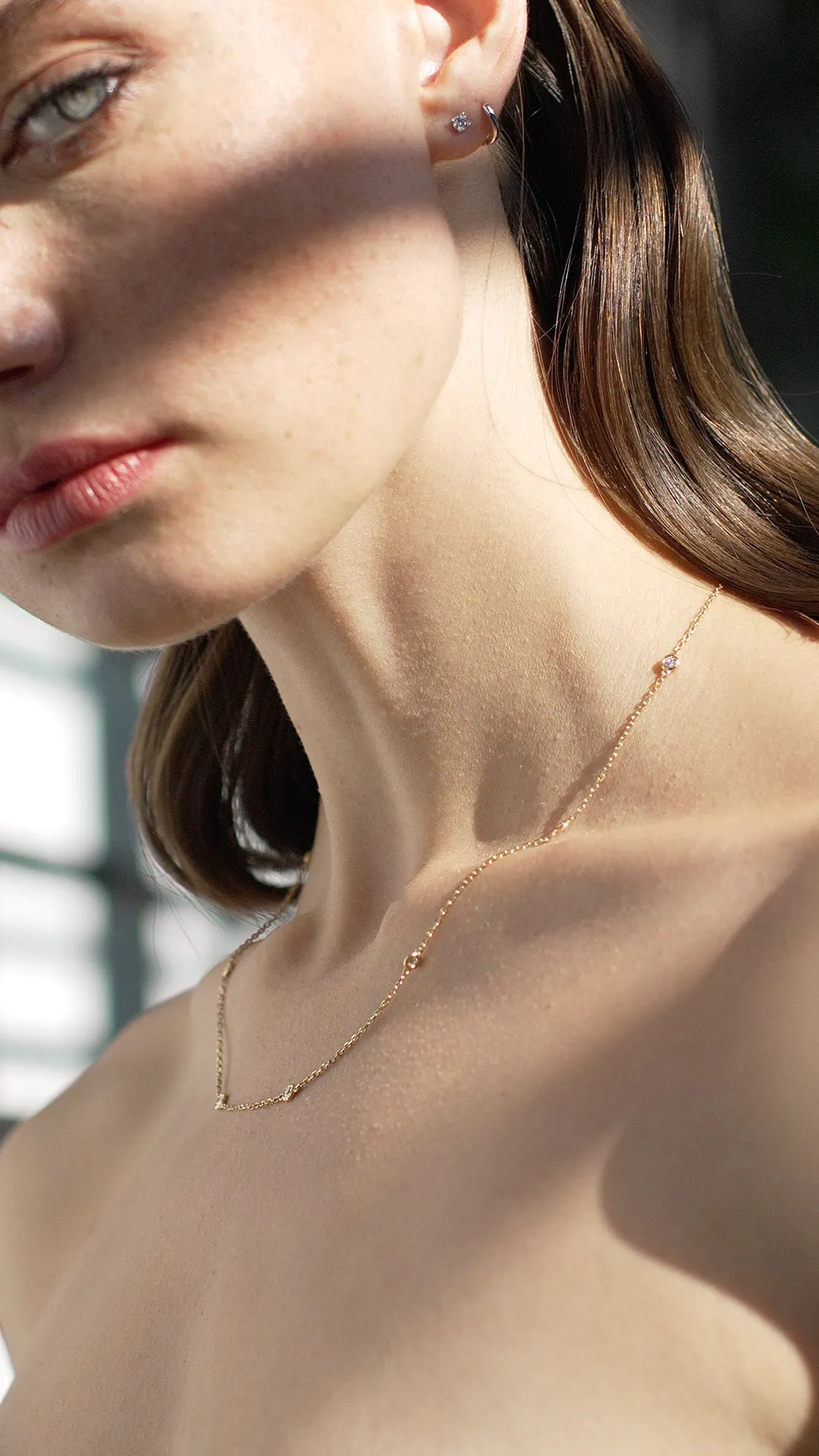 Petra Necklace Short 18K Gold