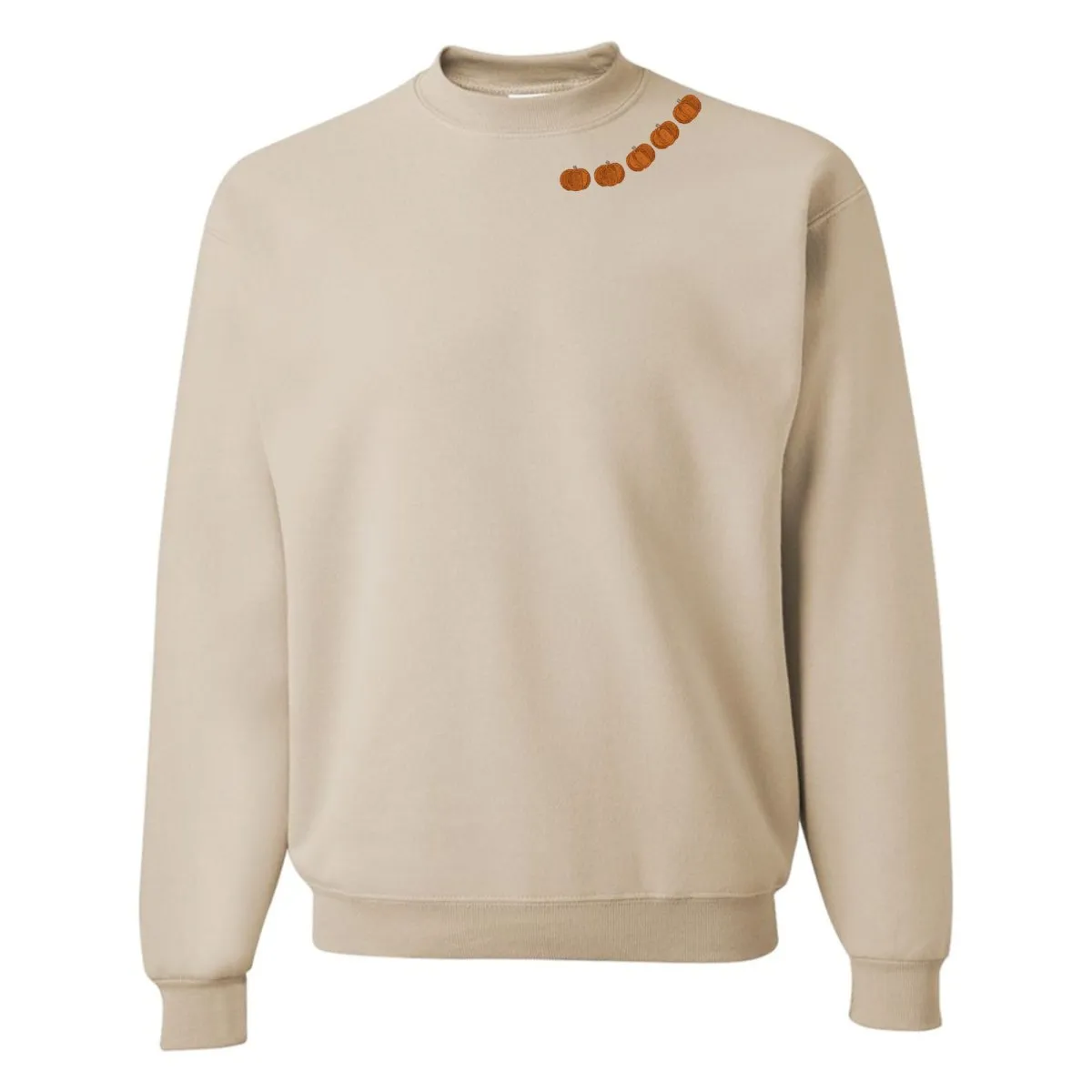 'Pumpkin Collar' Crewneck Sweatshirt