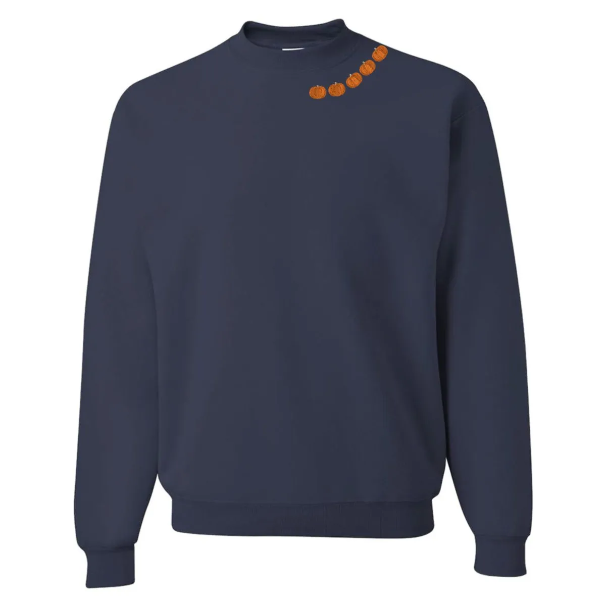 'Pumpkin Collar' Crewneck Sweatshirt