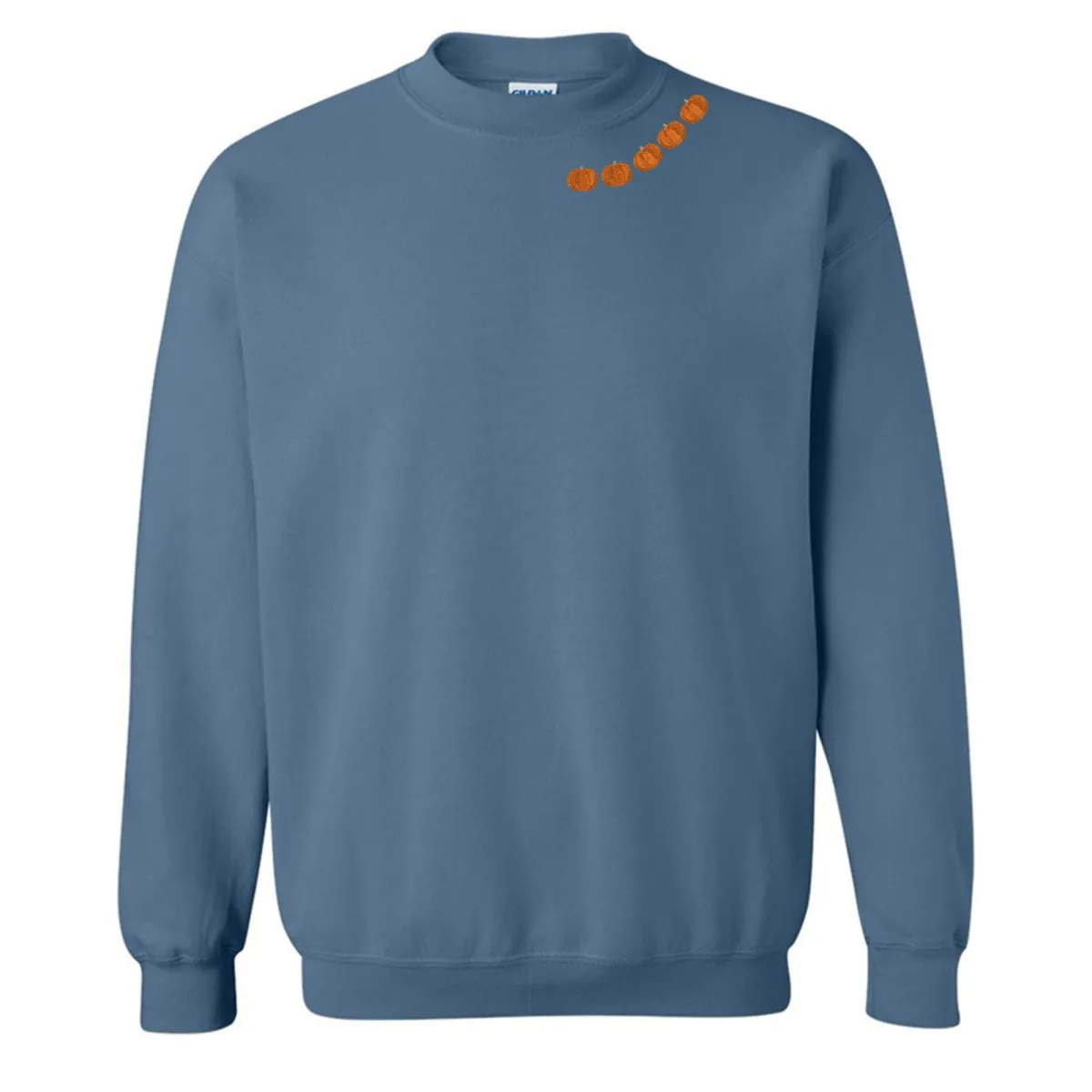 'Pumpkin Collar' Crewneck Sweatshirt