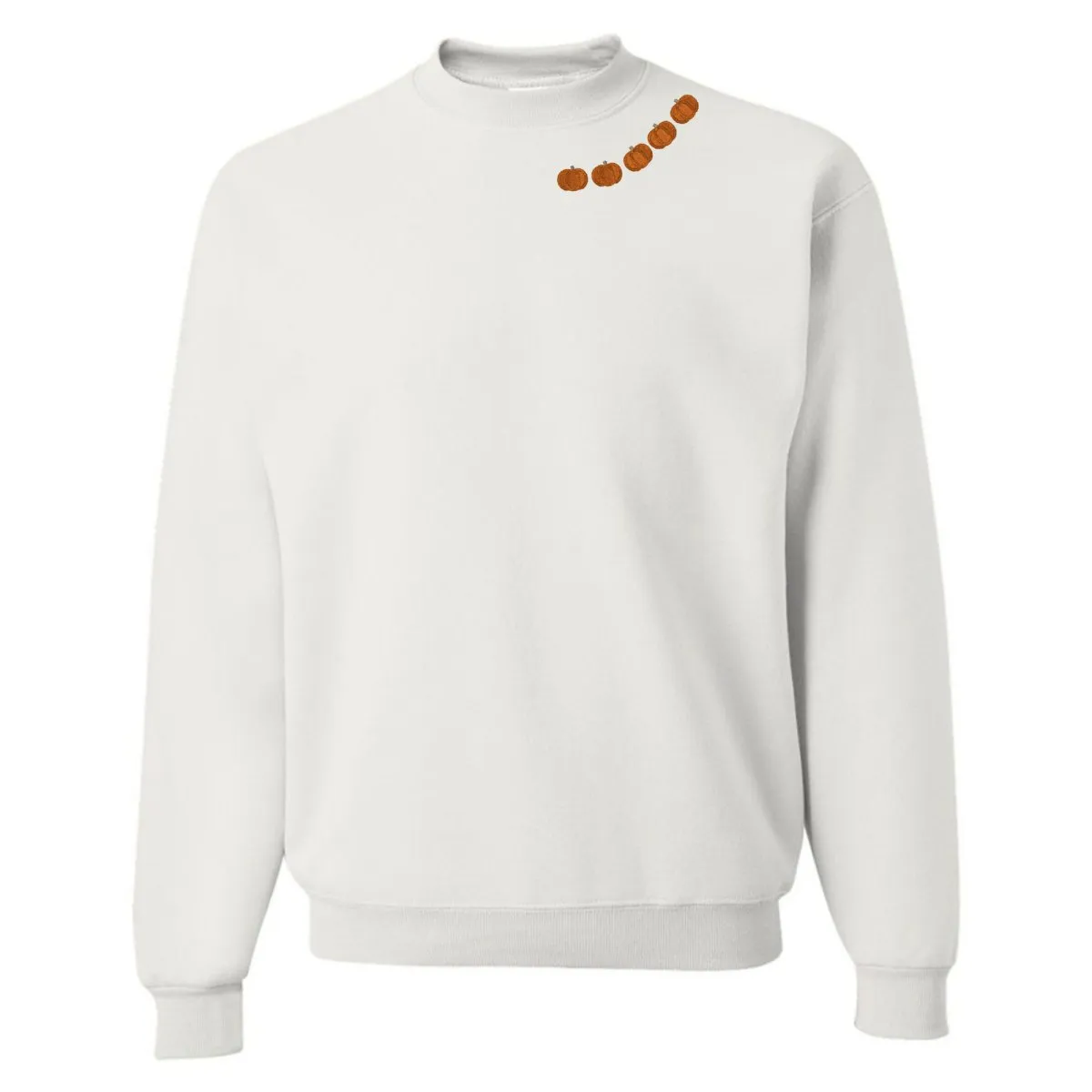 'Pumpkin Collar' Crewneck Sweatshirt