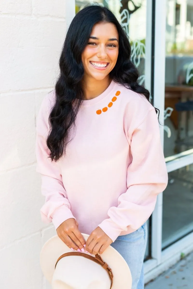 'Pumpkin Collar' Crewneck Sweatshirt