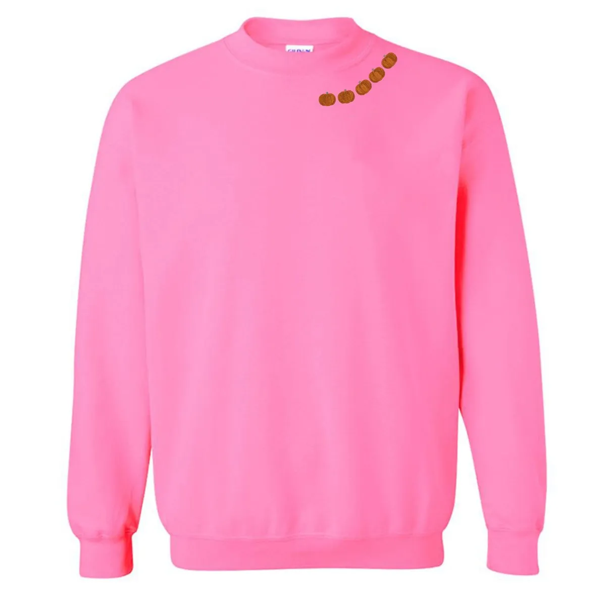 'Pumpkin Collar' Crewneck Sweatshirt