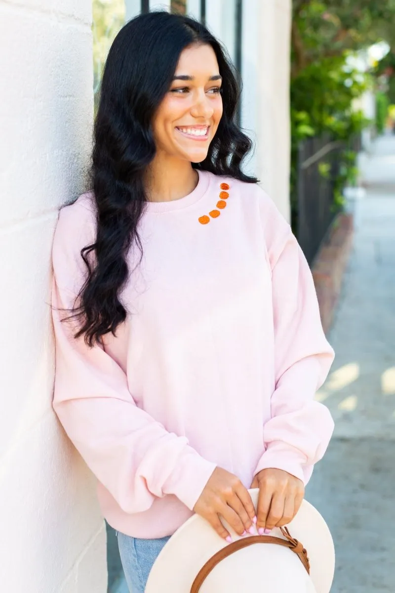 'Pumpkin Collar' Crewneck Sweatshirt