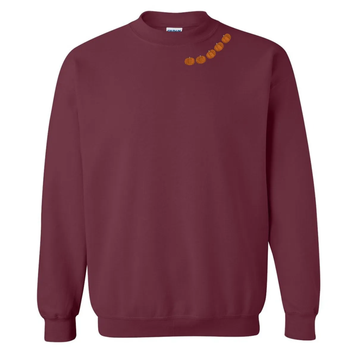 'Pumpkin Collar' Crewneck Sweatshirt