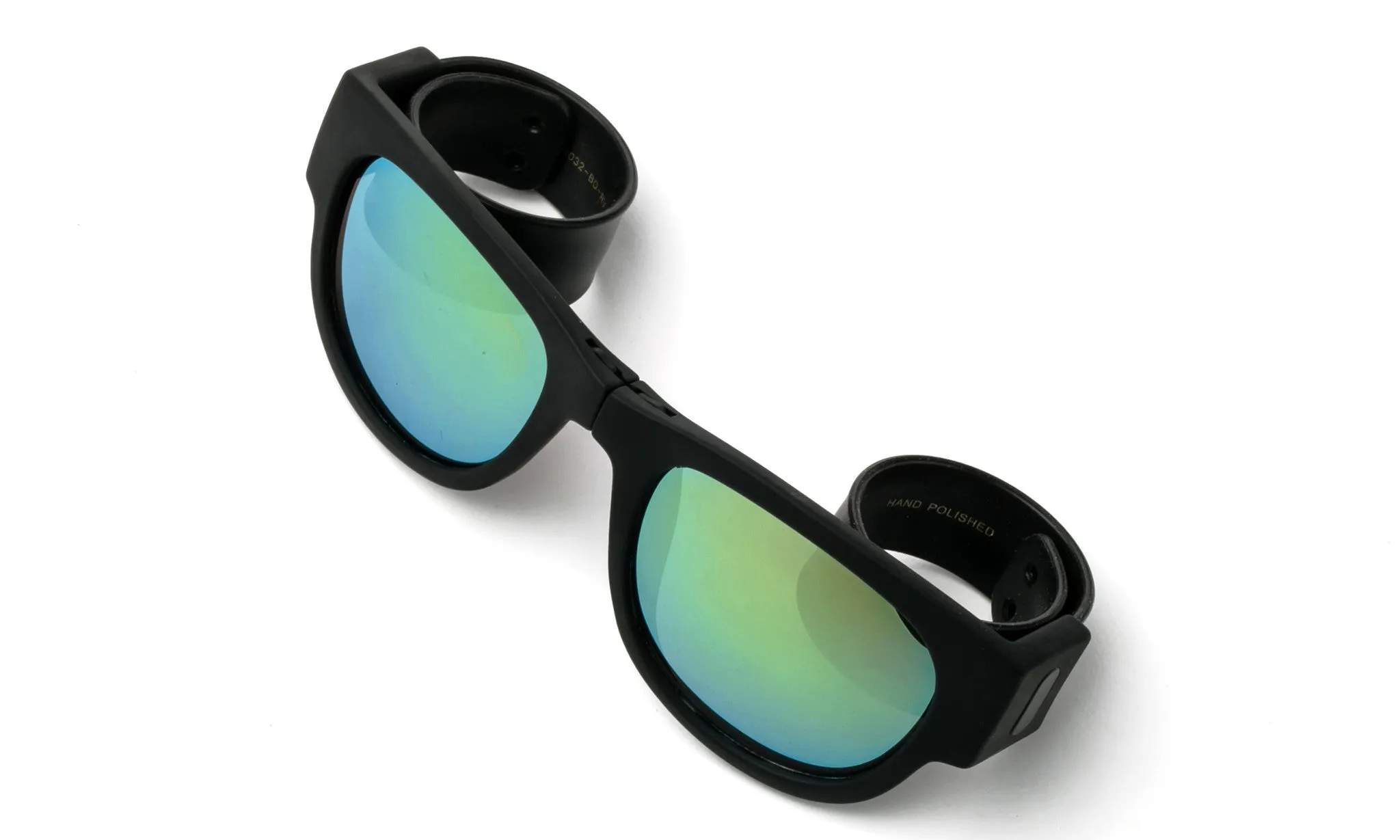 "Loppy" Folding Sunglasses Flash Lens