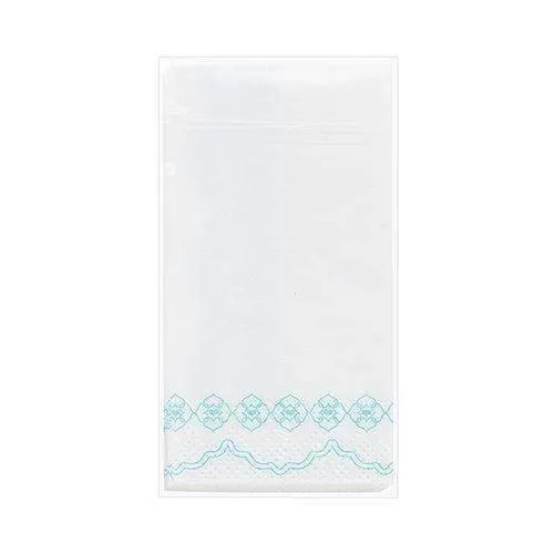 "Tears of Joy" Pocket Tissues - White with Blue Print (Pack of 1)