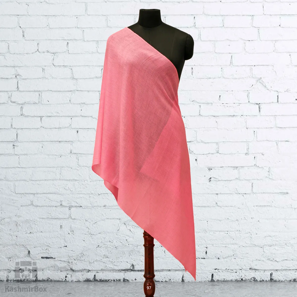 Rose Pink Woolen Stole