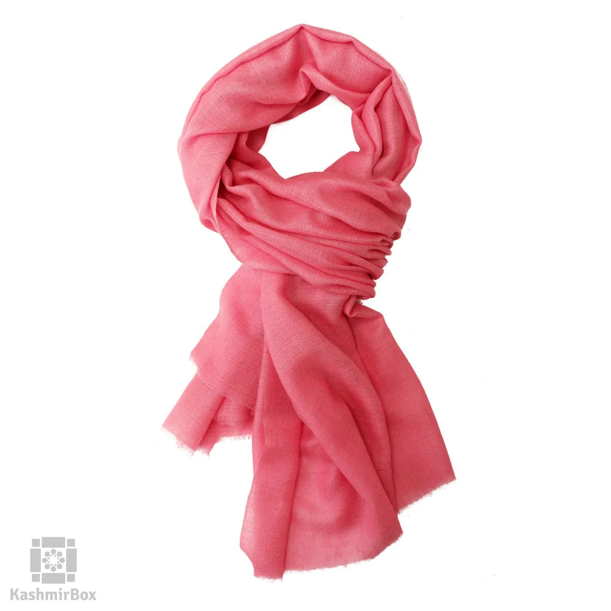 Rose Pink Woolen Stole