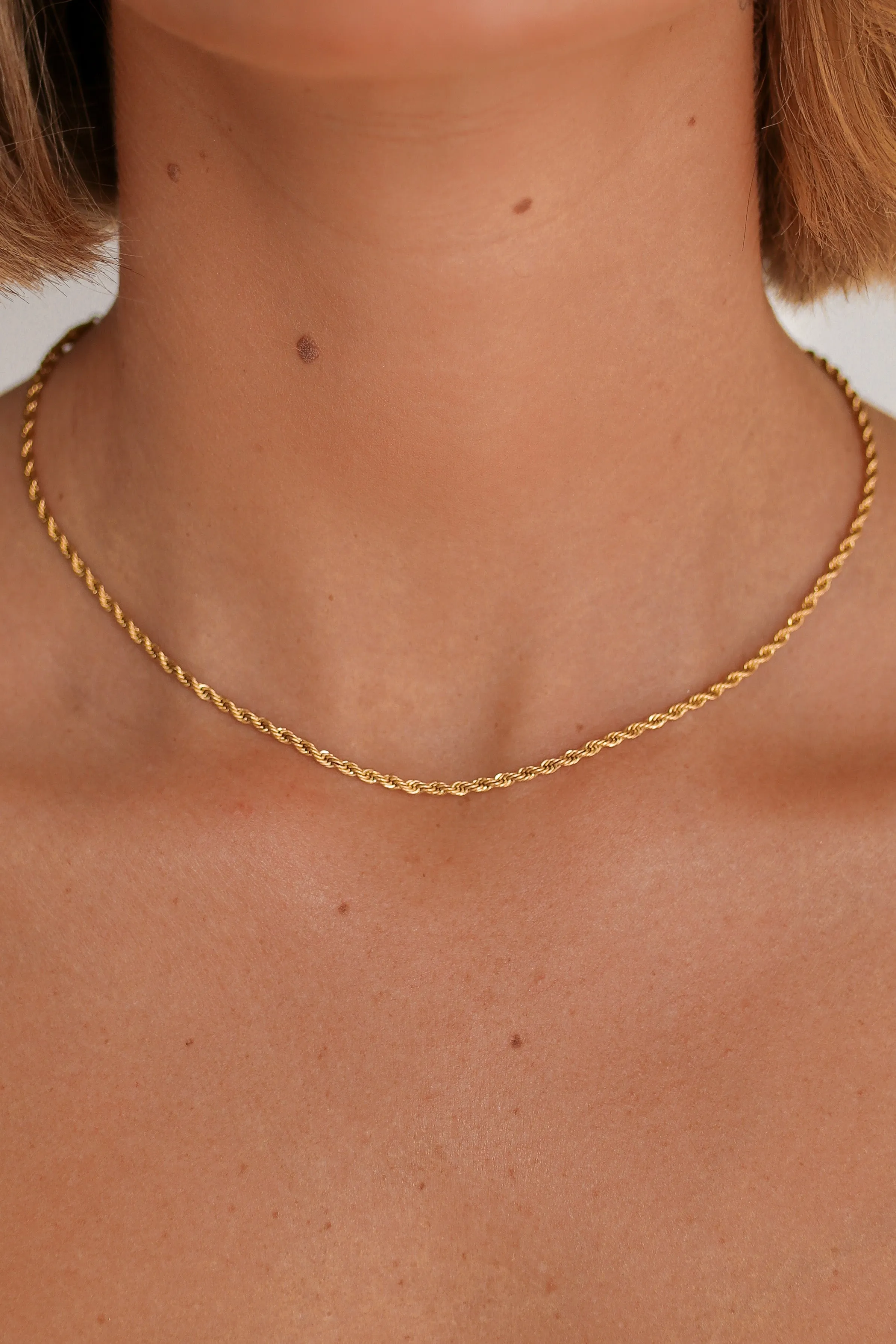 Rue - Stainless Steel Gold or Silver Necklace