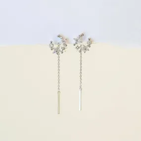 Silver Woolly Earrings