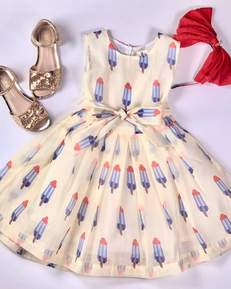 TAN POPSICLE DRESS