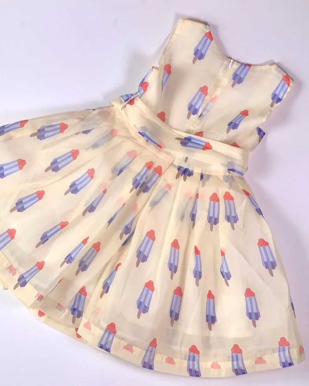 TAN POPSICLE DRESS