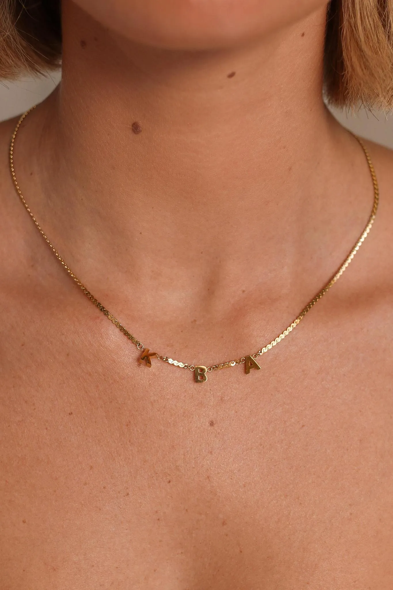 Tarney - Stainless Steel Initial Necklace