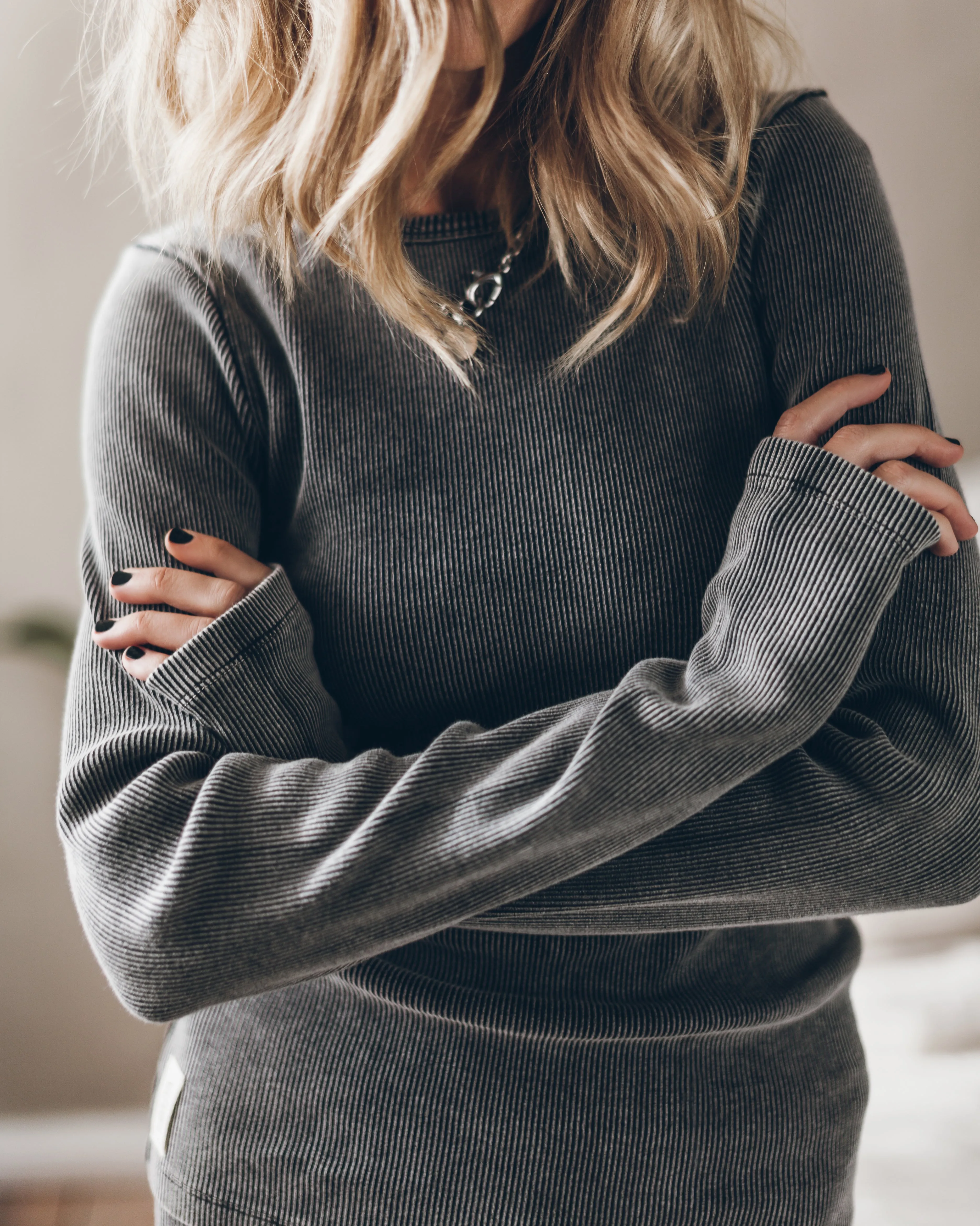 The Dark Ribbed Longsleeve