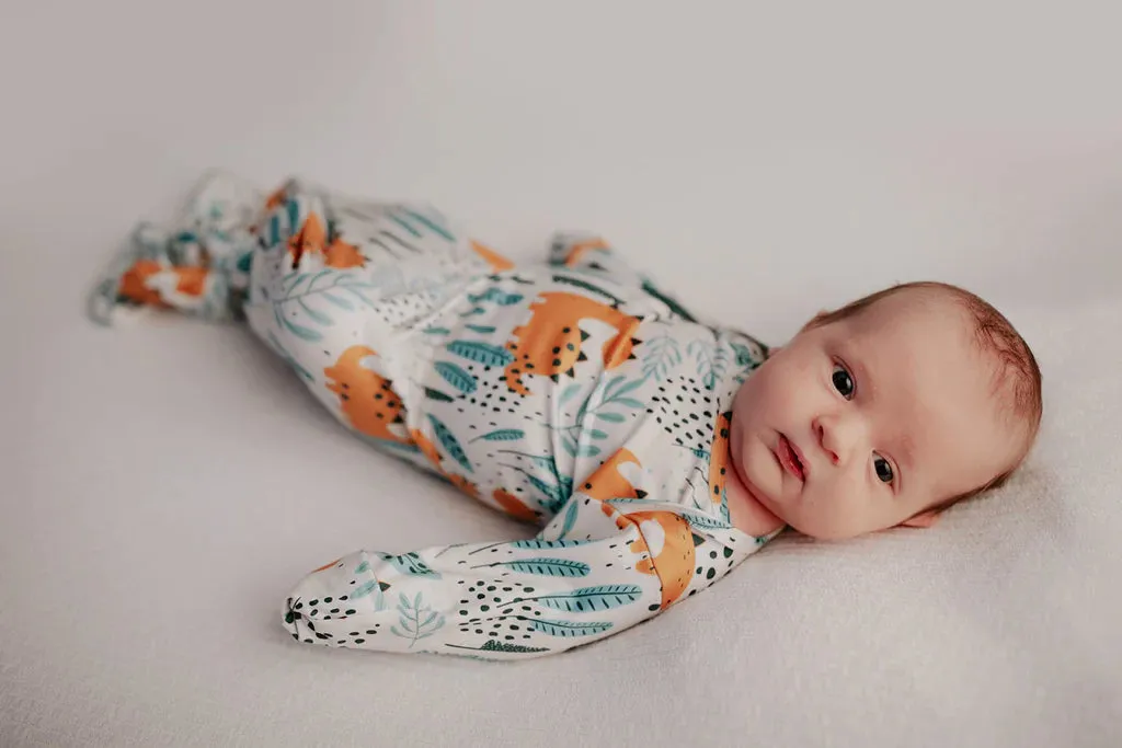 Three Little Tots Gowns with Headbands (Multiple Color Options)