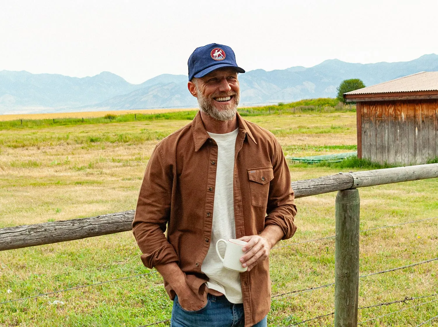 Throwback Hat - Rodeo Patch - Navy Corduroy