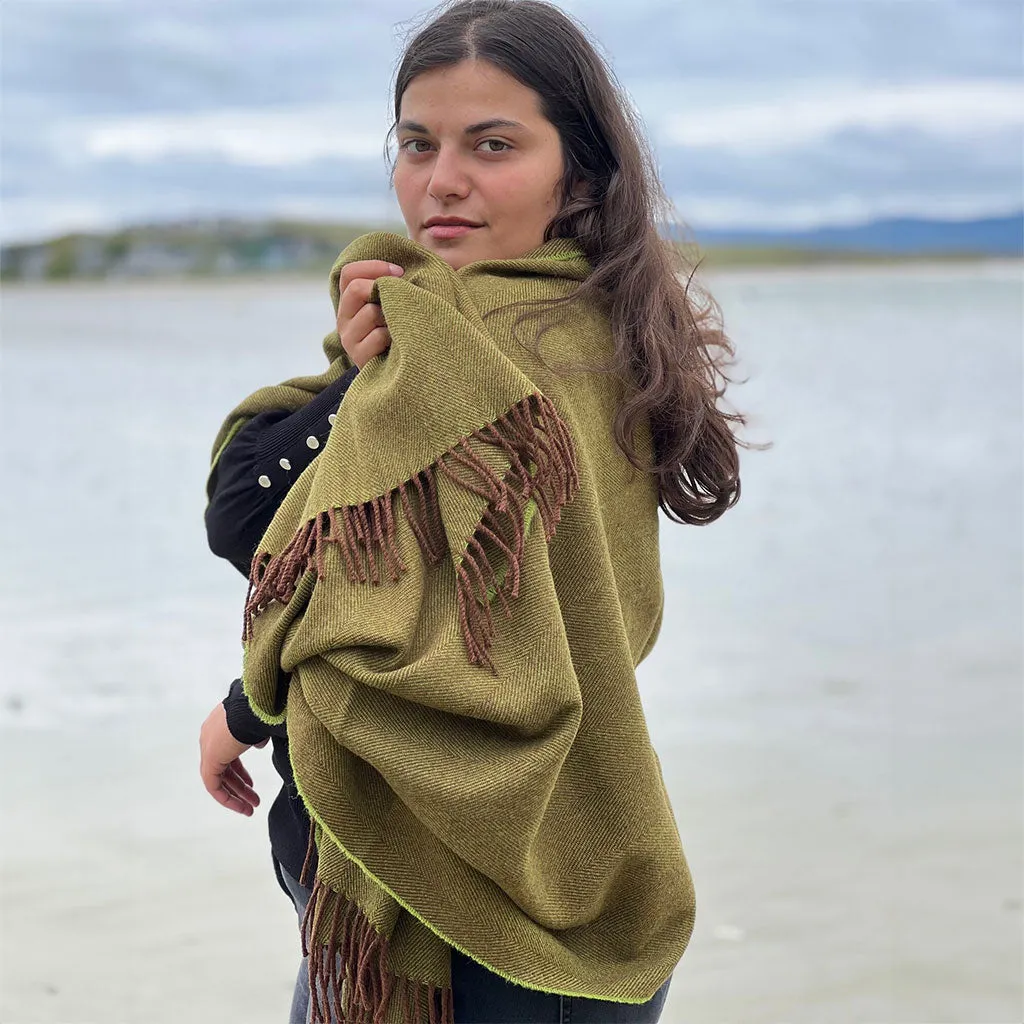 Turf Lambswool Blanket Scarf