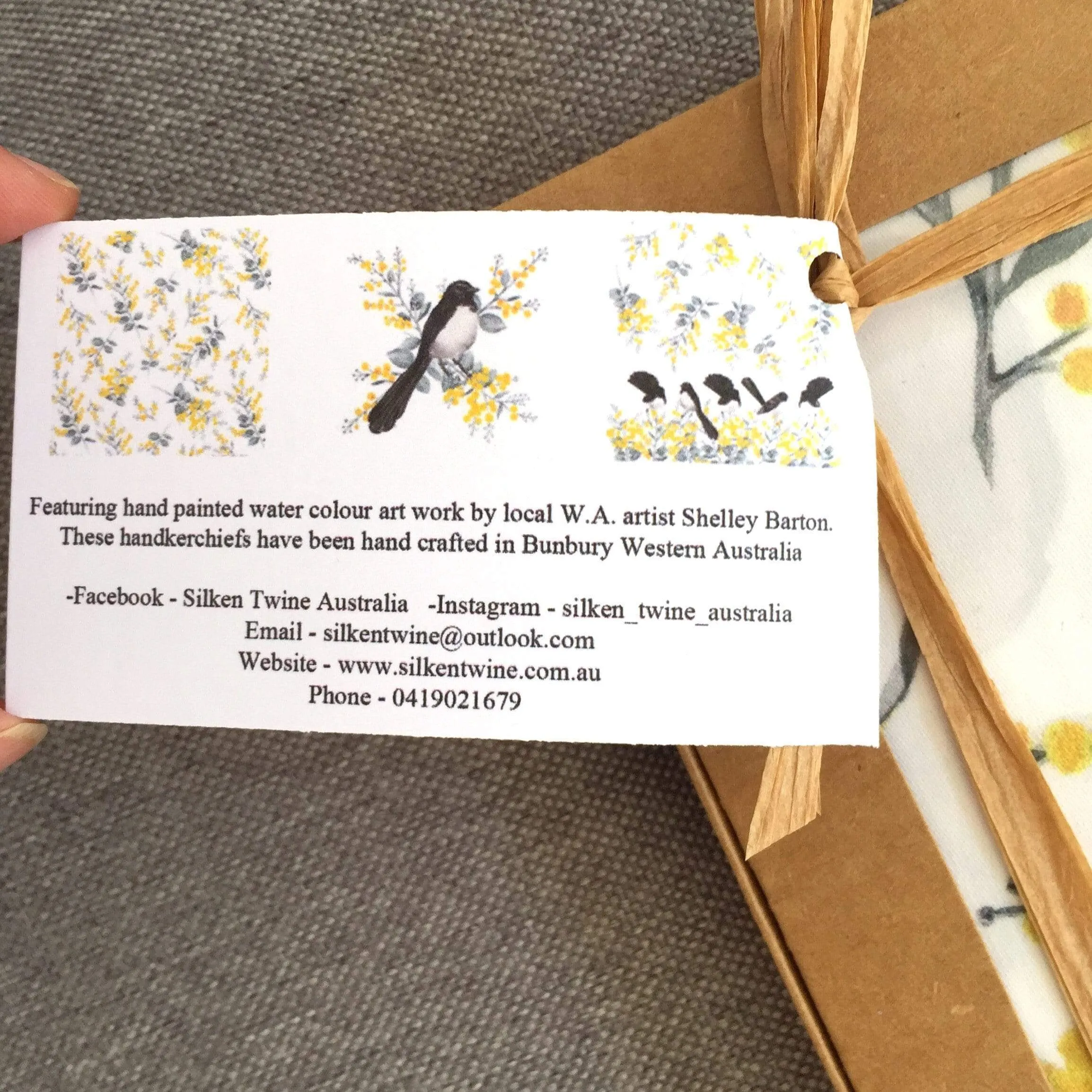 Willie Wagtail Handkerchief 3 pack
